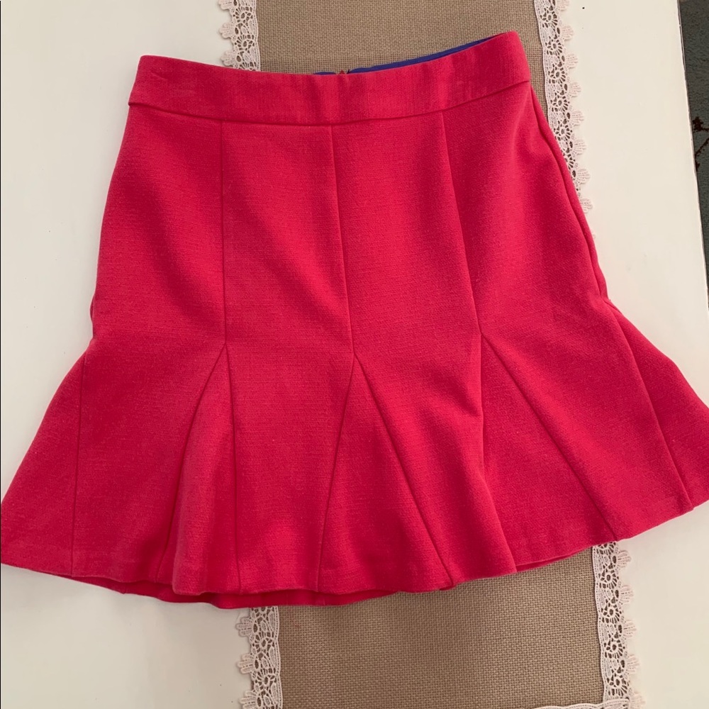 Hot Pink Trumpet Skirt